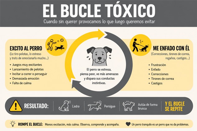Educación canina en Valencia 7 bucle tóxico