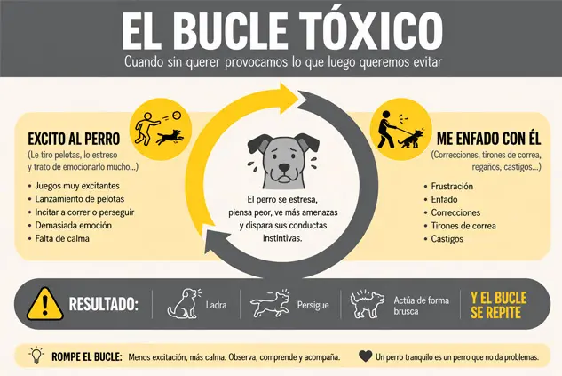 Educación canina en Valencia 7 bucle tóxico